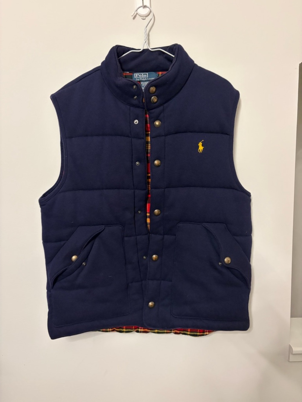 Vintage Polo by Ralph Lauren Navy Quilted Puffer Vest